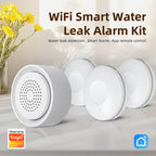 NEO NAS-AB03W1 WS09W3 WiFi Smart Water Leak Alarm Kit