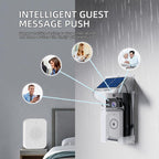 U9 1MP HD Smart Visual Doorbell Two-way Audio Camera, Only Doorbell, Transparent Cover + Doorbell, Brown Cover + Doorbell