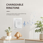 U9 1MP HD Smart Visual Doorbell Two-way Audio Camera, Only Doorbell, Transparent Cover + Doorbell, Brown Cover + Doorbell