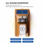 U9 1MP HD Smart Visual Doorbell Two-way Audio Camera, Only Doorbell, Transparent Cover + Doorbell, Brown Cover + Doorbell