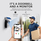 U9 1MP HD Smart Visual Doorbell Two-way Audio Camera, Only Doorbell, Transparent Cover + Doorbell, Brown Cover + Doorbell