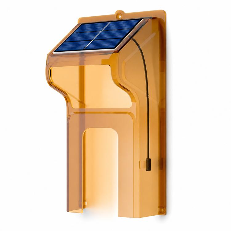 HC-001 Solar Rain Cover for U9 Visual Doorbell, Transparent Cover, Brown Cover