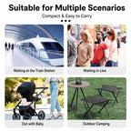 Outdoor Camping Fishing Chairs Portable Folding Storage Stool