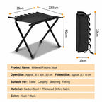 Outdoor Camping Fishing Chairs Portable Folding Storage Stool