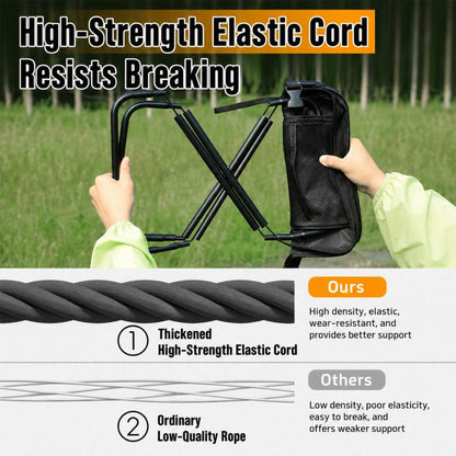 Outdoor Camping Foldable Stool Portable Crossbody Carry Bag