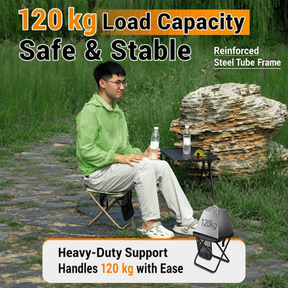 Outdoor Camping Foldable Stool Portable Crossbody Carry Bag