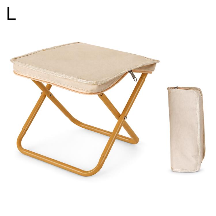 Outdoor Folding Chair Portable Storage Zippered Bag Camping Gear, Small-Khaki, Small-Black, Small-Red, Large-Khaki, Large-Black