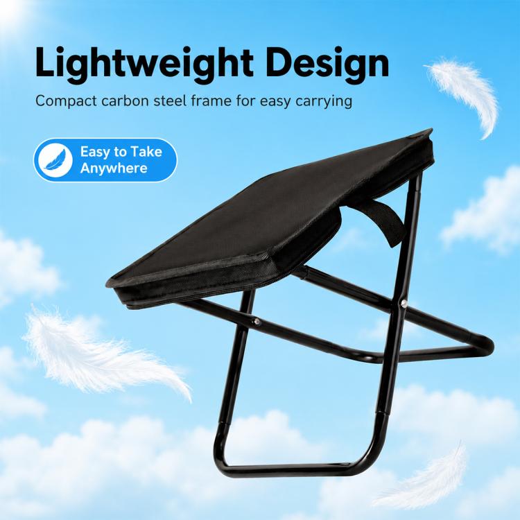 Outdoor Folding Chair Portable Storage Zippered Bag Camping Gear, Small-Khaki, Small-Black, Small-Red, Large-Khaki, Large-Black