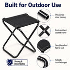 Portable Folding Outdoor Stool Mini Chair for Travel Fishing, Small-Red, Small-Black, Small-Blue Camo, Small-Green Camo, Large-Red, Large-Black, Large-Blue Camo, Extra Large-Black, Extra Large-Blue Camo, Extra Large-Green Camo