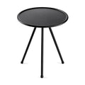 Outdoor Camping Small Round Table with 5-Level Height Adjustment, Base Version, Light Bracket
