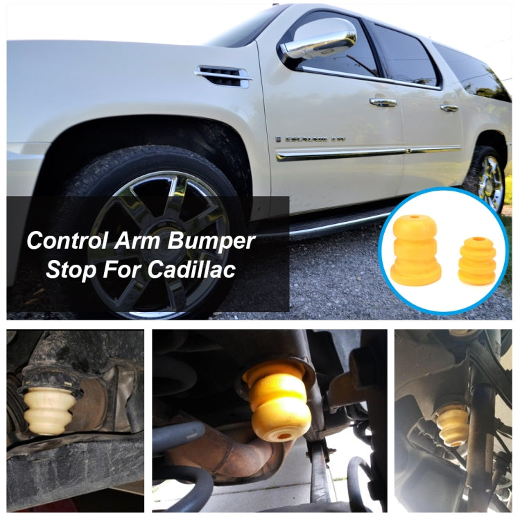 4 PCS Car Polyurethane Front and Rear Shock Absorber 15153958 for Cadillac / Chevrolet, Front and Rear