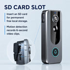 M20 High Definition Night Vision Wireless Two-Way Intercom Video Doorbell, M20(Black)