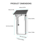 M20 HD Night Vision Wireless Two-Way Intercom Video Doorbell with Solar Power Rainproof Cover, M20 with Solar Power Rainproof Cover(Black), M20 with Solar Power Rainproof Cover(Transparent)