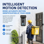M20 HD Night Vision Wireless Two-Way Intercom Video Doorbell with Solar Power Rainproof Cover, M20 with Solar Power Rainproof Cover(Black), M20 with Solar Power Rainproof Cover(Transparent)