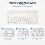 For MacBook A2438 A2439 A2449 A2450 A3118 A3203 Magic Keyboard 3 Magic Keyboard 4 Keycaps(White), German, French