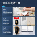 XY-801 Smart Long-distance Elderly Wireless Music Doorbell, US Plug, EU Plug
