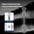 5pcs Dual Loop Embossed Scale Integrated Fishing Lead Sinker, 3.0g, 3.5g, 4.0g, 5.0g, 6.0g, 8.0g, 10g