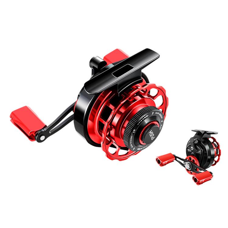 Magnetic Slow Descent Saltwater Raft Fishing Metal Reel, Basic-Left, Basic-Right, Line Guide-Left, Line Guide-Right, Digital Display & Line Guide-Left, Digital Display & Line Guide-Right