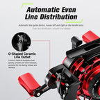 Magnetic Slow Descent Saltwater Raft Fishing Metal Reel, Basic-Left, Basic-Right, Line Guide-Left, Line Guide-Right, Digital Display & Line Guide-Left, Digital Display & Line Guide-Right