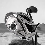 Electroplated DC Electronic Magnetic Brake Baitcasting Fishing Reel, Left Hand, Right Hand