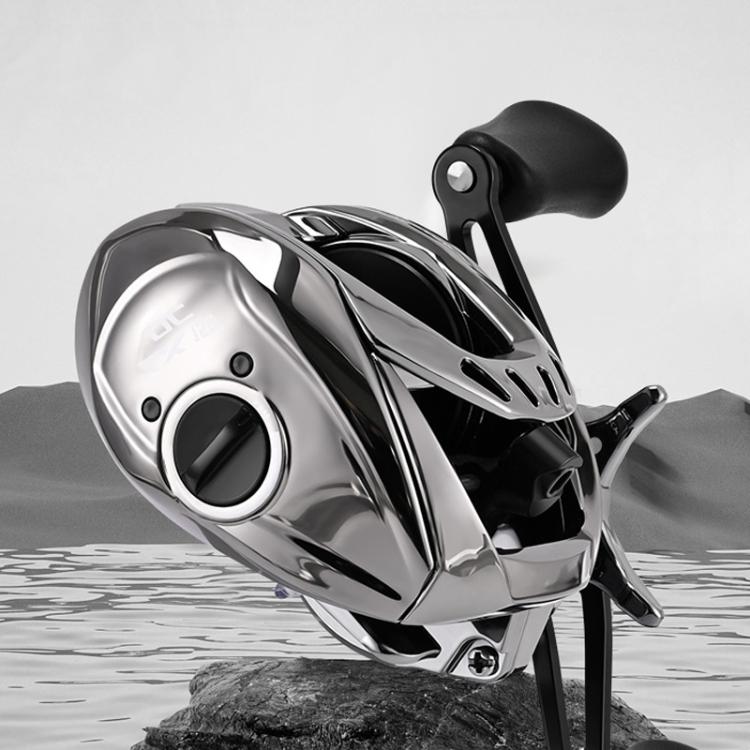 Electroplated DC Electronic Magnetic Brake Baitcasting Fishing Reel, Left Hand, Right Hand