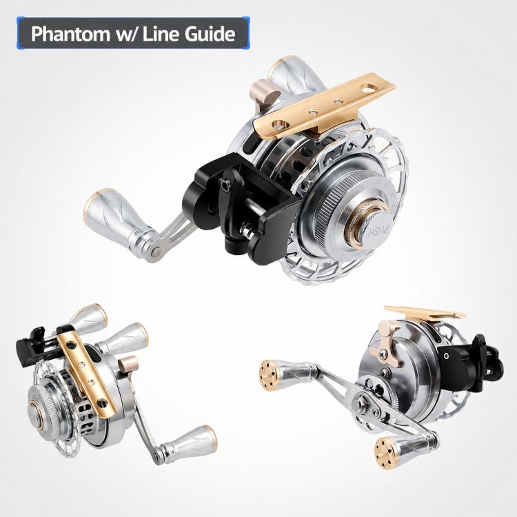 Magnetic Slow Descent Auto Line Winding Metal Raft Fishing Reel, Left Hand, Right Hand, Digital Display-Left Hand, Digital Display-Right Hand