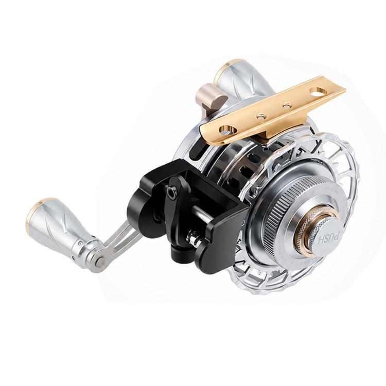 Magnetic Slow Descent Auto Line Winding Metal Raft Fishing Reel, Left Hand, Right Hand, Digital Display-Left Hand, Digital Display-Right Hand