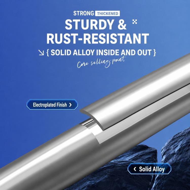 Detachable Umbrella Ground Stake Anti-Wind Peg with 12mm Universal Thread Interface, Chrome-Plated 23cm 2-Prong, Chrome-Plated 23cm 3-Prong, Chrome-Plated 30cm 2-Prong, Chrome-Plated 30cm 3-Prong, Stainless Steel 23cm 2-Prong, Stainless Steel 23cm 3-Pr...