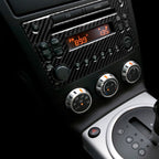 Car Carbon Fiber CD Radio Player Panel Decorative Sticker for Nissan 350z 2006-2009, CD Radio Player Panel