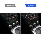 Car Carbon Fiber CD Radio Player Panel Decorative Sticker for Nissan 350z 2006-2009, CD Radio Player Panel