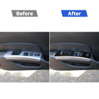 Car Carbon Fiber Glass Lift Decorative Sticker for Nissan 350z 2006-2009, Left Drive, Glass Lift, Left Drive