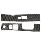 Car Carbon Fiber Glass Lift Decorative Sticker for Nissan 350z 2006-2009, Right Drive, Glass Lift, Right Drive
