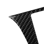 Car Carbon Fiber Center Console Rear Decorative Sticker for Nissan 350z 2006-2009, Center Console Rear