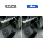 Car Carbon Fiber Center Console Rear Decorative Sticker for Nissan 350z 2006-2009, Center Console Rear