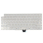 For MacBook A3434 A3426 A3427 A3428 A3429 US Small Enter Version Keycaps, Russian, US Version