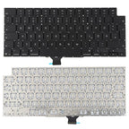 For MacBook A3434 A3426 A3427 A3428 A3429 UK Big Enter Version Keycaps, German, Spain, Russian, EU Version English