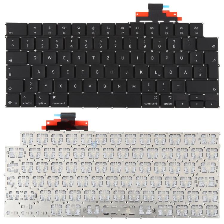 For MacBook A3448 A3449 UK Big Enter Keyboard, German, Spain, Russian, EU Version English