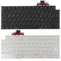 For MacBook A3448 A3449 US Small Enter Version Keycaps, Russian, US Version