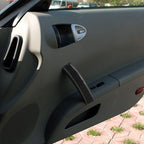 Car Carbon Fiber Passenger Side Door Handle Decorative Sticker for Nissan 350z 2006-2009, Passenger Side Door Handle
