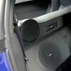 Car Carbon Fiber Rear Horn Ring Decorative Sticker for Nissan 350z 2006-2009, Rear Horn Ring