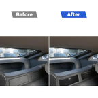 Car Carbon Fiber Rear Storage Box Decorative Sticker for Nissan 350z 2006-2009, Rear Storage Box