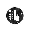 Car Carbon Fiber Gear Automatic Transmission Panel Decorative Sticker for Nissan 350z 2006-2009, Left Drive, Gear Automatic Transmission Panel