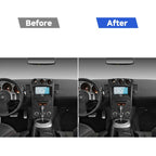 Car Carbon Fiber Radio Air Conditioning Console Decorative Sticker for Nissan 350z 2006-2009, Conditioning Console
