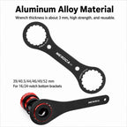 MEROCA Bicycle Hollow Crankset Removal Tool Axis Spanner, BB44, BB39+BB40.5 2 in 1 Wrench, BB49+BB52 2 in 1 Wrench For T47, BB44+BB46 2 in 1 Wrench