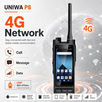 UNIWA P4 UHF Walkie-Talkie Rugged Phone, 4GB+64GB, 4.0 inch Android 14.0 Mediatek MT6762 Octa Core, Network: 4G, OTG, EU Plug, US Plug, UK Plug, AU Plug