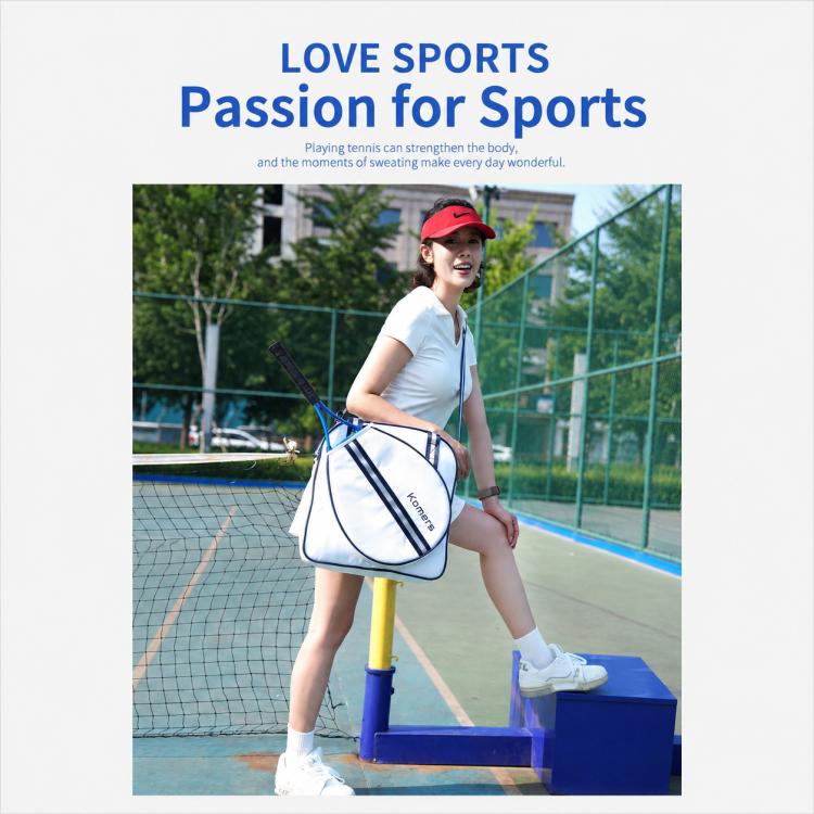 Komers Professional High-Capacity Water-Resistant Tennis Sports Bag, K372