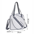 Komers Professional High-Capacity Water-Resistant Tennis Sports Bag, K372