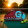 GODSPEED Large-Capacity Tennis Badminton Rackets Sports Gear Bag, Aegis