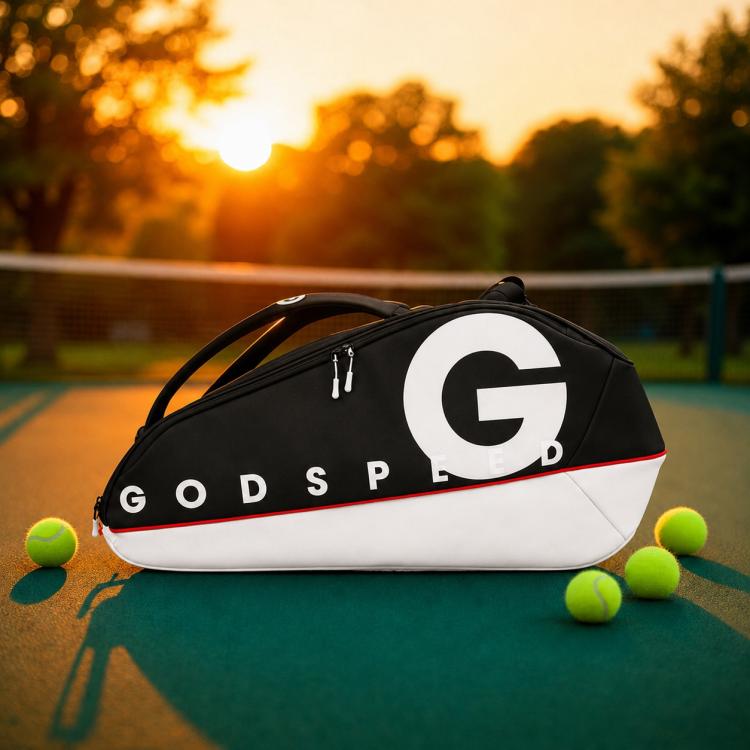 GODSPEED Large-Capacity Tennis Badminton Rackets Sports Gear Bag, Aegis