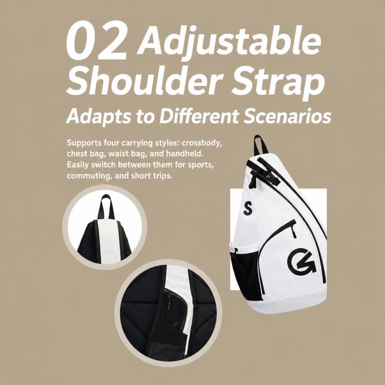 GODSPEED Color-block Multifunctional Outdoor Sports Crossbody Bag, GP05